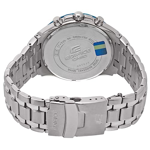 Casio Edifice Chronograph Blue Dial Men's Watch-EF-539D-1A2VDF (ED462) - Image 4