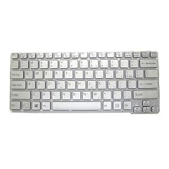 English US Laptop Keyboard for Sony SVE14A 9Z N6BBF T01 149117311US 55012FY02U2-035-G Silver