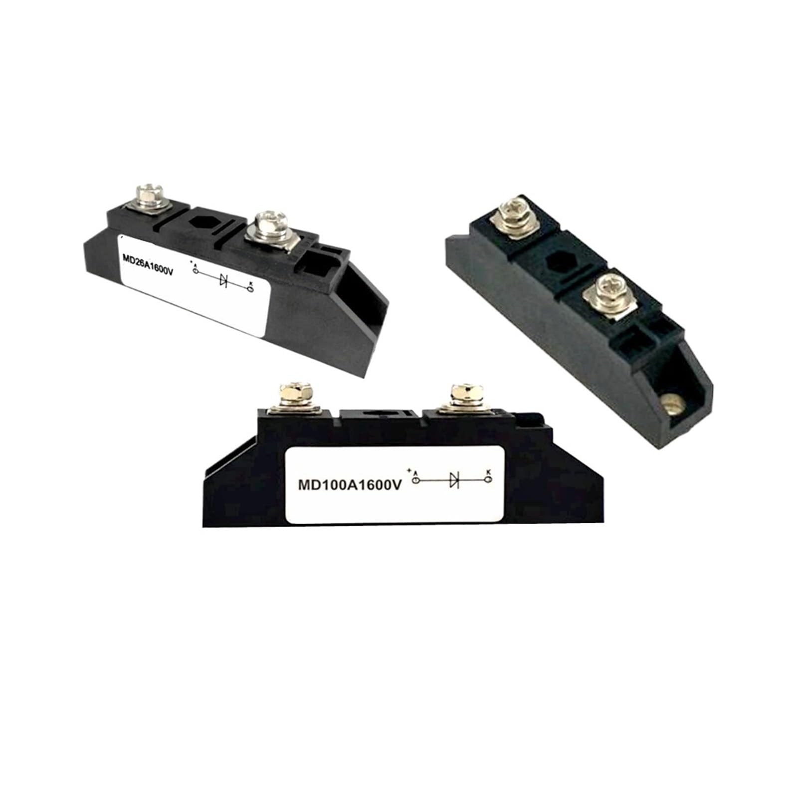 1 stücke MD110-16 Anti-rückstoßdiode MD26A 40A 55A 70A 90A 100A 110A 1600V diode Widerstand Punkt kontaktieren diode modul(MD90A)