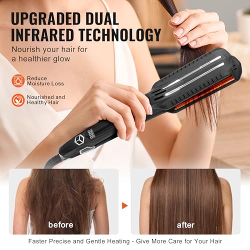 Plancha de Pelo Titanio 1.5 pulgadas con Control LCD miniatura 3