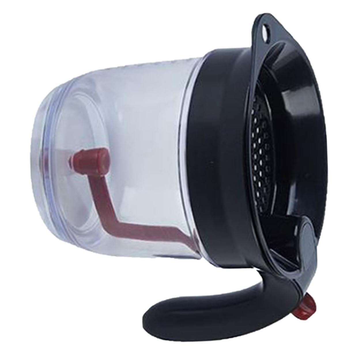 Mikikit Grease Separating Cup with Strainer Large Capacity Kitchen Grease Trap for Home Use Filters Solid Food Residues Easy Liquid Disposal Black