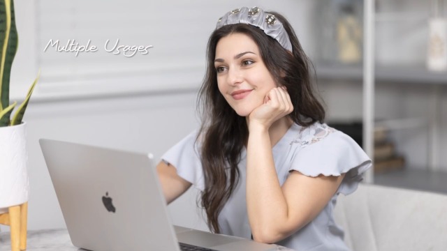 Diadema Ancha De Cristal Para Mujer, Diadema Vintage Con