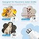 Brifit Krallenschleifer für Hunde, Elektrische Hunde Krallenschleifer Krallenschere, Super Leise, Hunde Nagelschleifer Elektrischer Krallenschneider für Kleine, Mittelgroße und Große Hunde