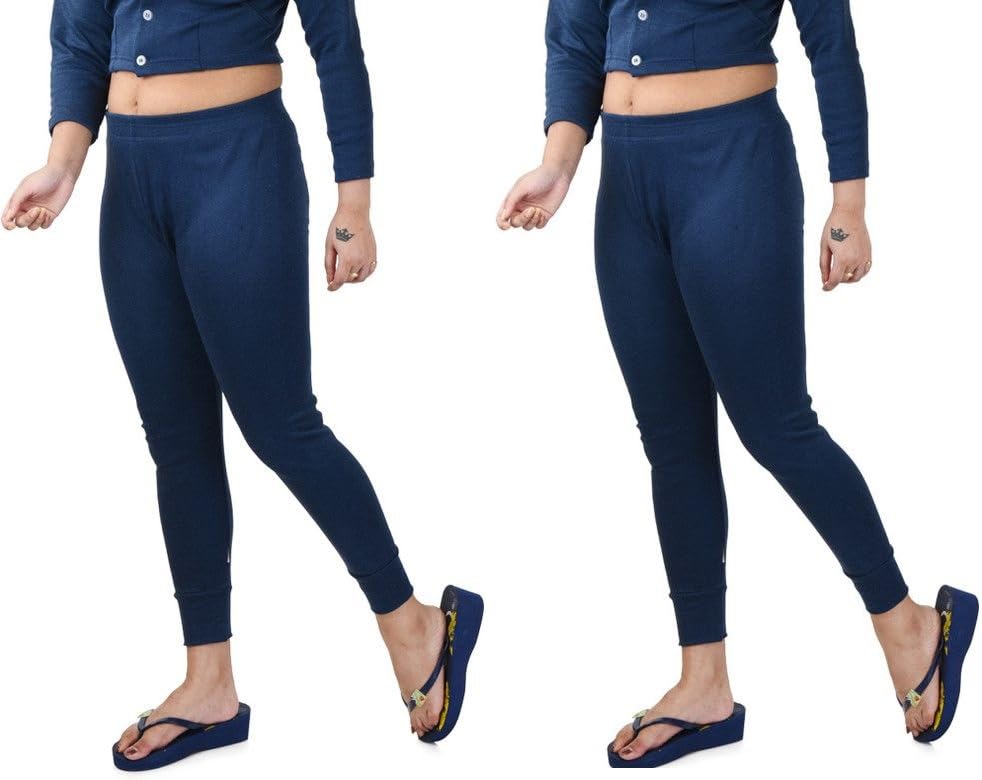 growthgift Women's Thermal Leggings | Skinny Fit Fleece Lined Winter Wear Bottoms | Warm Stretchable Pants for Cold Weather | Soft Insulated Innerwear-picture-26
