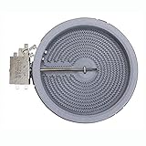 Edgewater Parts 8273994 Surface Burner For Glass Top Range Compatible With Whirlpool Range Fits Model# (RF3, KER, RF2, GFE, GGE, JEC, JES, 4KM, AER, G7C, G9C, GY3, JED)