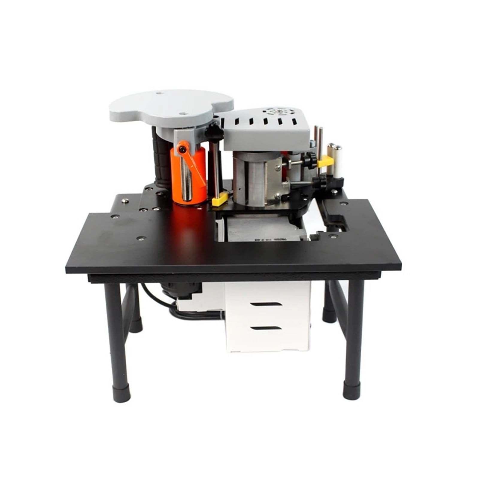 Small Manual Edge Banding Machine Double Side Gluing Portable Bander Woodworking 1100W Operates Smoothly Performs Well