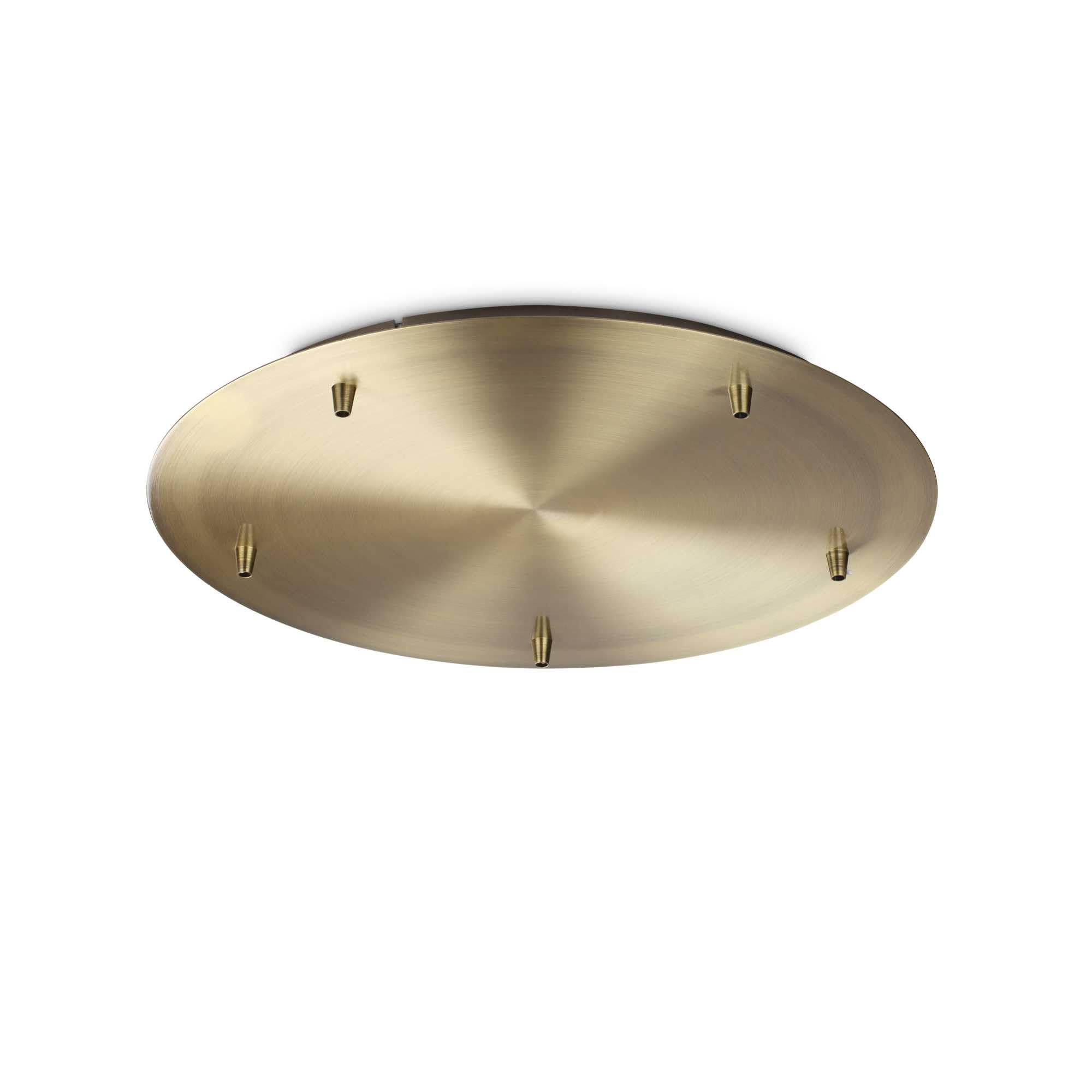 IDEAL LUX ROSONE Standard 5 LUCES Latón Bruñido Lámpara 285665