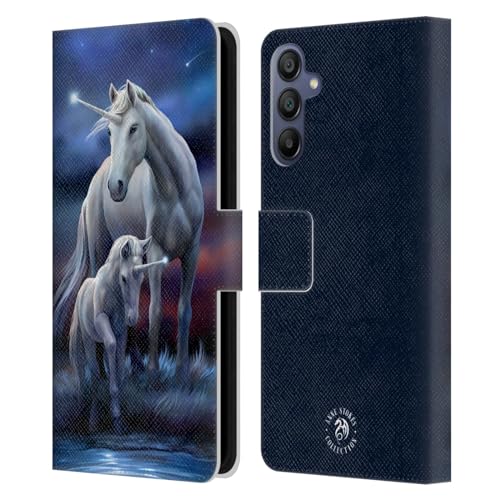 Carcasa de cuero tipo libro compatible con Samsung Galaxy A15 funda protectora