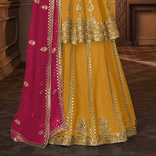 Image of SHAFNUFAB Womens Net Semi Stitched pakistani suit set for women Ladies use pakistani suit set for women And suits for women with dupatta And pakistanisuits for women kurta set