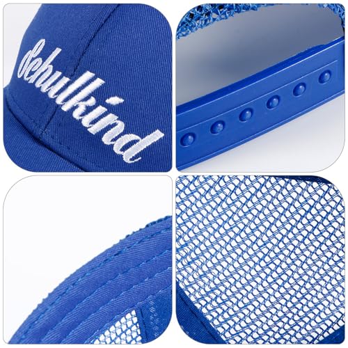 teokyat Gorra niños niños/niñas - escolares 2025,regalo niño 6/7/8 años, gorra de béisbol azul ajustable para hijo hija menor y hermano hermana, azul, Einheitsgröße-2 Jahre
