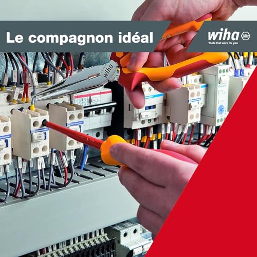 Pince Wiha 27425 pour couper et dénuder sans effort en zone étroite