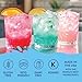 Jordan's Skinny Mixes Sugar Free Syrup Trio Sampler Pack – Mermaid, Unicorn & Cotton Candy, As Seen on Watertok, Drink Mix for Iced Tea, Lemonade & More, Zero Calorie, 12.6 Fl Oz Each (pack of 3)