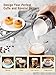 Milk Frother, Aicok Electric Milk Steamer with Hot or Cold Milk Froth with Double Wall, Strix Control, Non-Stick Coating, Silent Operation, Milk Warmer, for Cappuccino, Hot Chocolate, Latte, Coffee