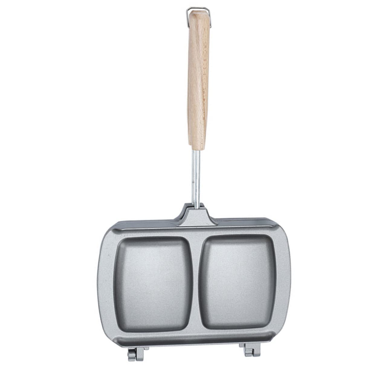 PRETYZOOM Double Sided Pan Frying Pan Sandwich Maker Breakfast Sandwich Press Home Kitchen Supplies