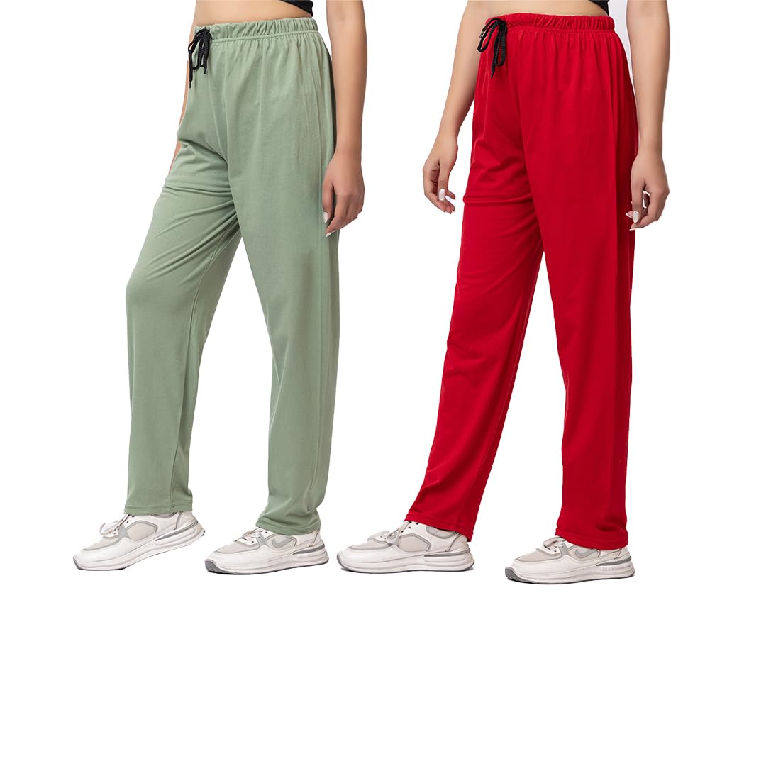 rg by s.s. clothing RG By SS Clothing Summer Casual Wear Ankle Length Solid with Pockets Cotton blend Women Track Pant/Pyjama Combo Set (Pack of 2 pcs)-picture-17
