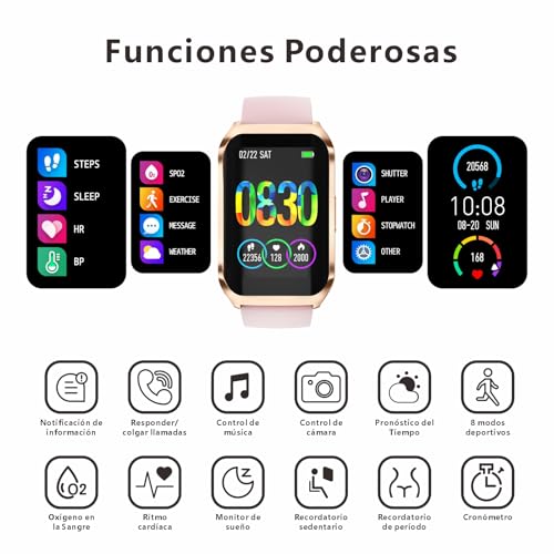Catálogo para Comprar On-line smartwatch v8 caracteristicas los mejores 5. 14 smartwatch v8 caracteristicas marca FreshFun (2)