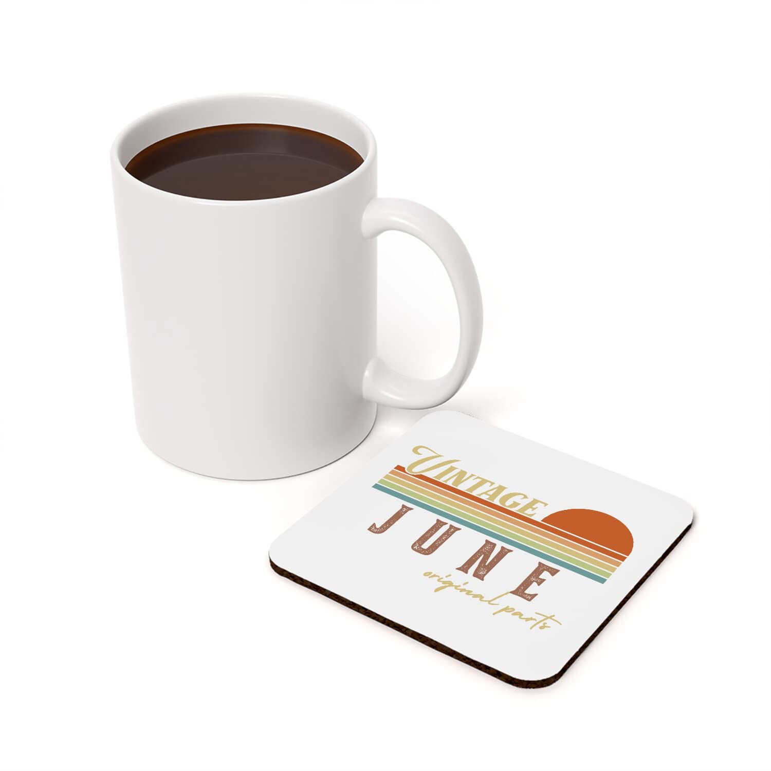 Sottobicchiere Vintage Con Macchina Fotografica – Regalo Per Papà, Fratello, Zio – 9.5x9.5cm