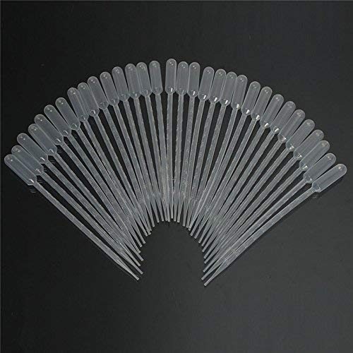 Urbest Transfer Pipettes 100Pcs 10Ml Liquid Dropper Plastic Pasteur Disposable Graduated Pipetting Clear White (10-Ml) #TOP2