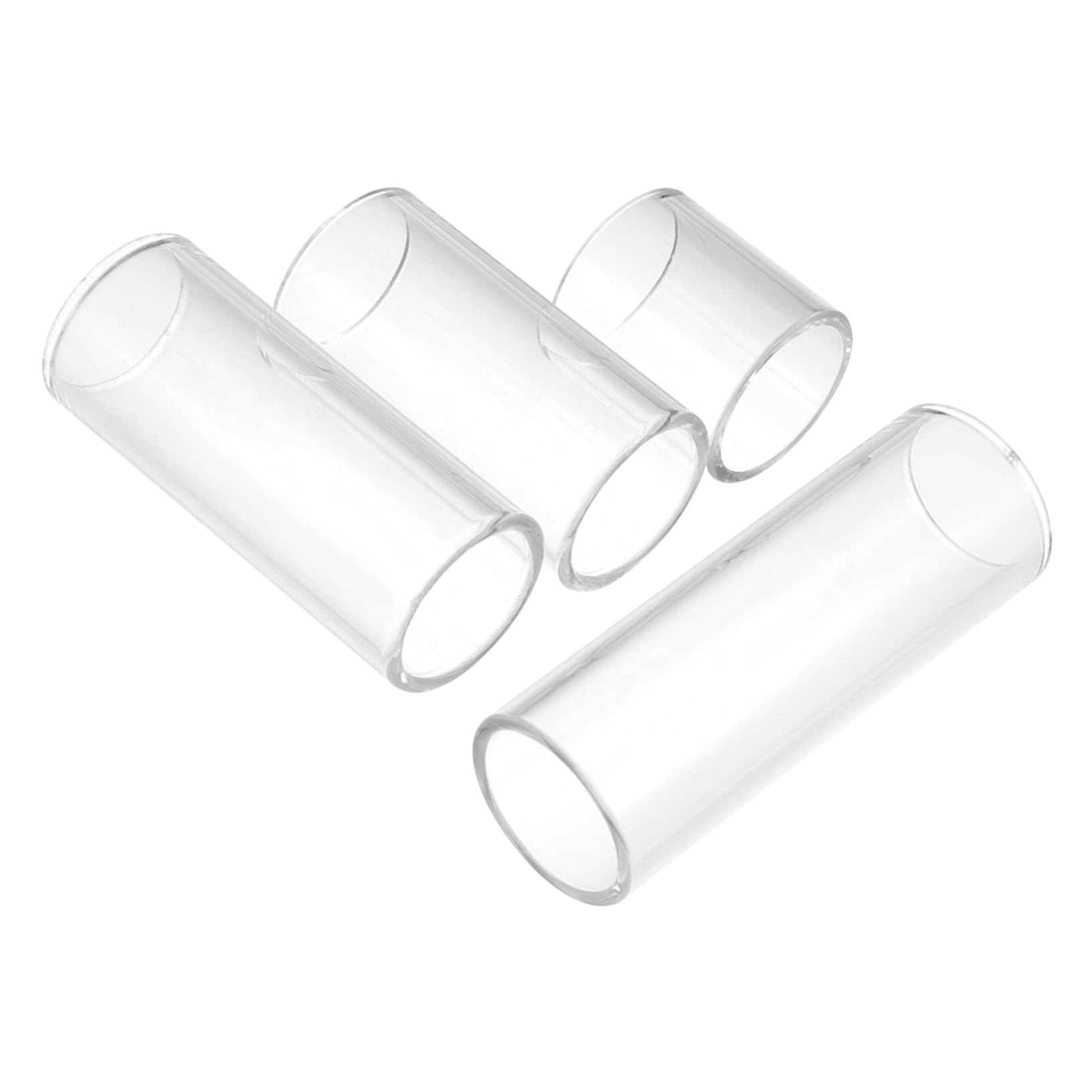 COSMEVIVI Professional Guitar Slide Accessory 1 Set/4pcs Slide Bar Fingers Covers for Acoustic Guitar Players