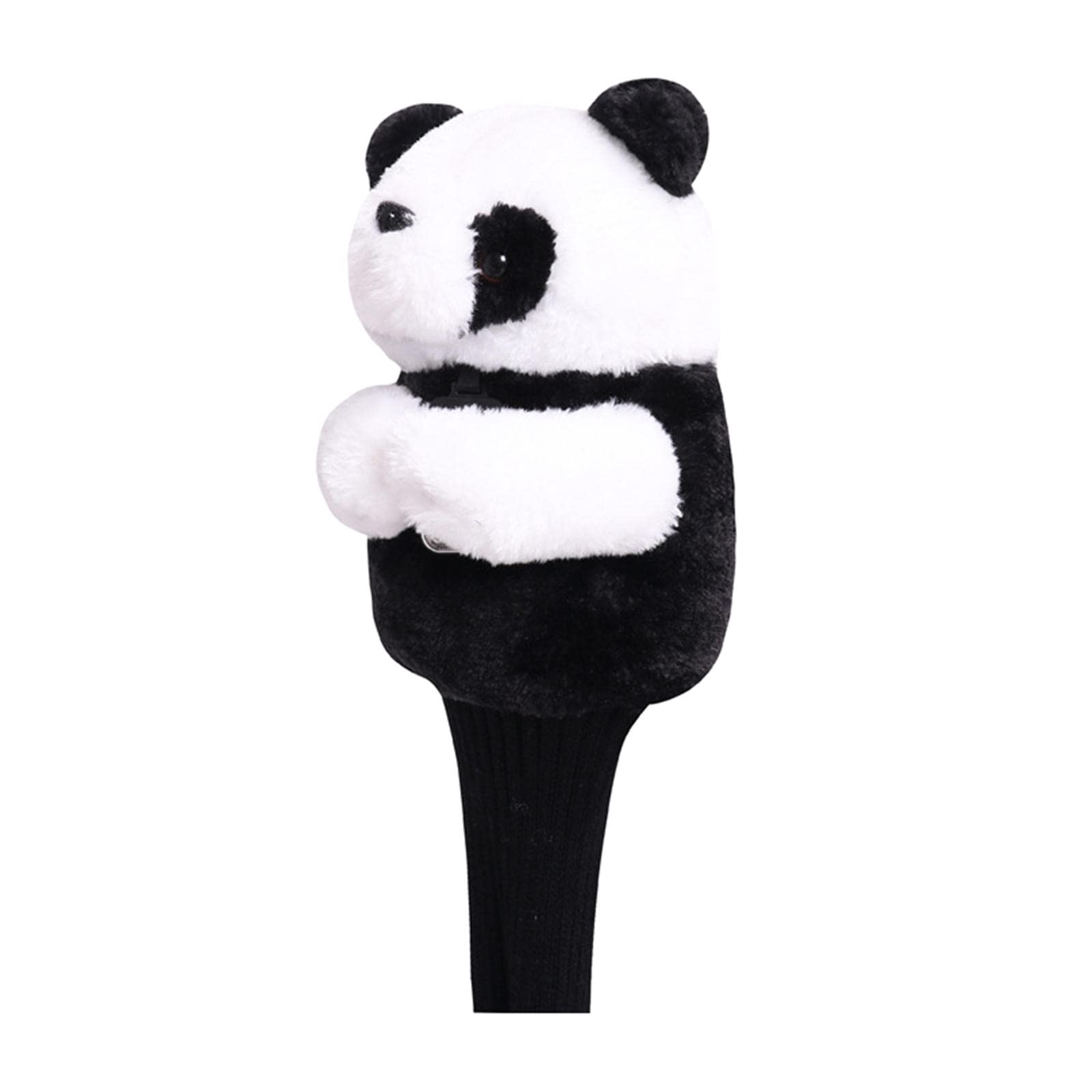 F Fityle Novedad Golf Club Headcover Animal Driver Head Cover Manga portátil para Mujeres Hombres Golfista