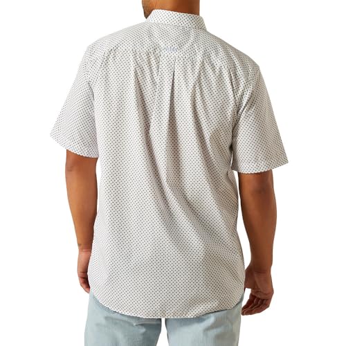 Ariat Men's Wrinkle Free Damien White Classic Shirt2