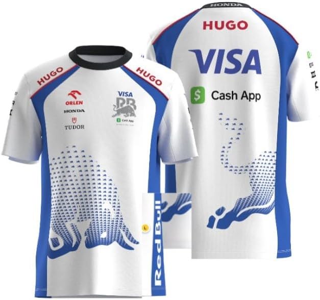 Hugo Mens F1 2025 Vcarb Racing Bull Team Driver T-Shirt - Image 4