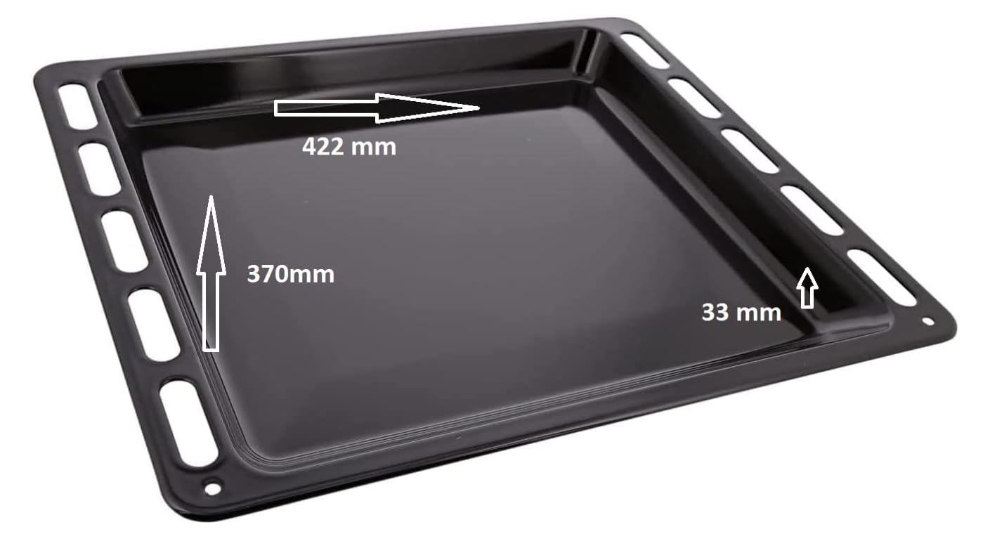 FIGEVIDA LECCARDA SMALTATA TEGLIA + GRIGLIA FORNO COMPATIBILE PER REX ELECTROLUX 3423981053 + F 4419