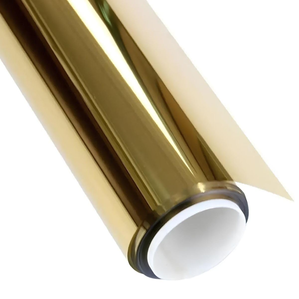 Insulfilm Decorativo P Vidro Casa Porta Janela Box Blindex Impermeável (Ouro Espelhado,