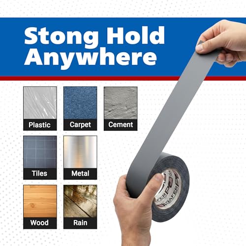 Image of Gaffer Power Proudly Made in The USA, Real Professional Grade Gaffer Tape, Heavy Duty Gaffers Tape, Non-Reflective, Multipurpose. 2 Inches x 30 Yards, Grey