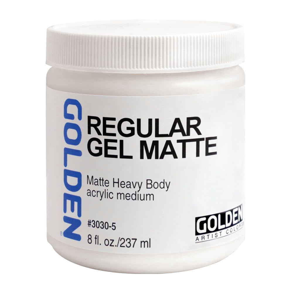 Pro-Art Mediums Golden Regular Matte Gel Medium-8 oz