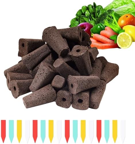 YBB 50 PCS Hydroponic Seed Pods Growth Sponges, Plant Starter Pods, Compatible with IDOO, QYO, LYKO Hydroponics Garden Growing System with Plant Labels (Square)