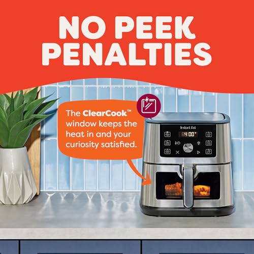 Instant Pot 4QT VORTEX 6-in-1 Mini Air Fryer, Air fry, Bake, Roast, Broil, Dehydrate or Reheat, Stainless Steel, 4 Quarts - image 2