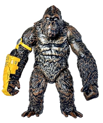 TwCare King Kong: The New Empire, Dinosaur Dragon Attack Action Figure 7” Fight Mode Gorilla Ape Solid Wild Movie Series, Travel Bag
