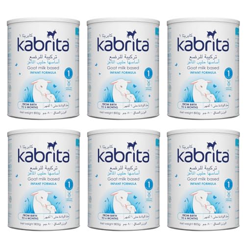 KABRITA Goat Base Infant Formula Milk (KABRITA 1 800G PACK OF 6)