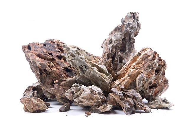 Kamienie do akwarium lub terrarium - naturalna dekoracja akwarium - morskie skały ozdobne - odpowiednie do biotypu Iwagumi - wspomagają filtrację wody - 10kg Dragon