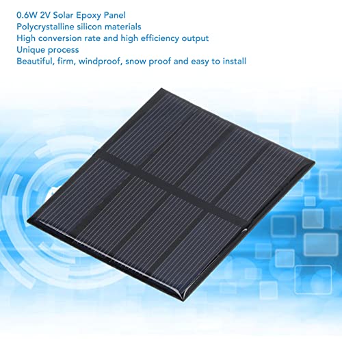 2V 0.6W 7 X 8,3 Cm Mikro Mini Solar Panel Zellen Sonnenkollektor Mini Solarzellen für Sonnenenergie DIY, Wissenschaft Projekte, Spielzeug, Photovoltaikzellen Ladegerät