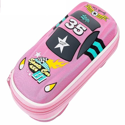 Image of DEOXY 3D Eva Pencil Case for Kids - Dear Cartoon Large Capacity Zipper Pencil Case for Kids Pen and Pencil Bag for School Boys, Girls, Stationery Storage Box (Dear Small) (Purple-Unicon)