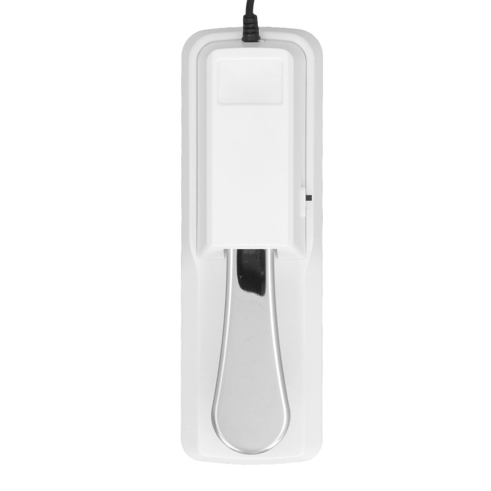 Sustain Pedal, Simple Installation Sustain Foot Pedal Comfortable Use 6.35mm Connector for Keyboard (White),6.35mm plug o cable