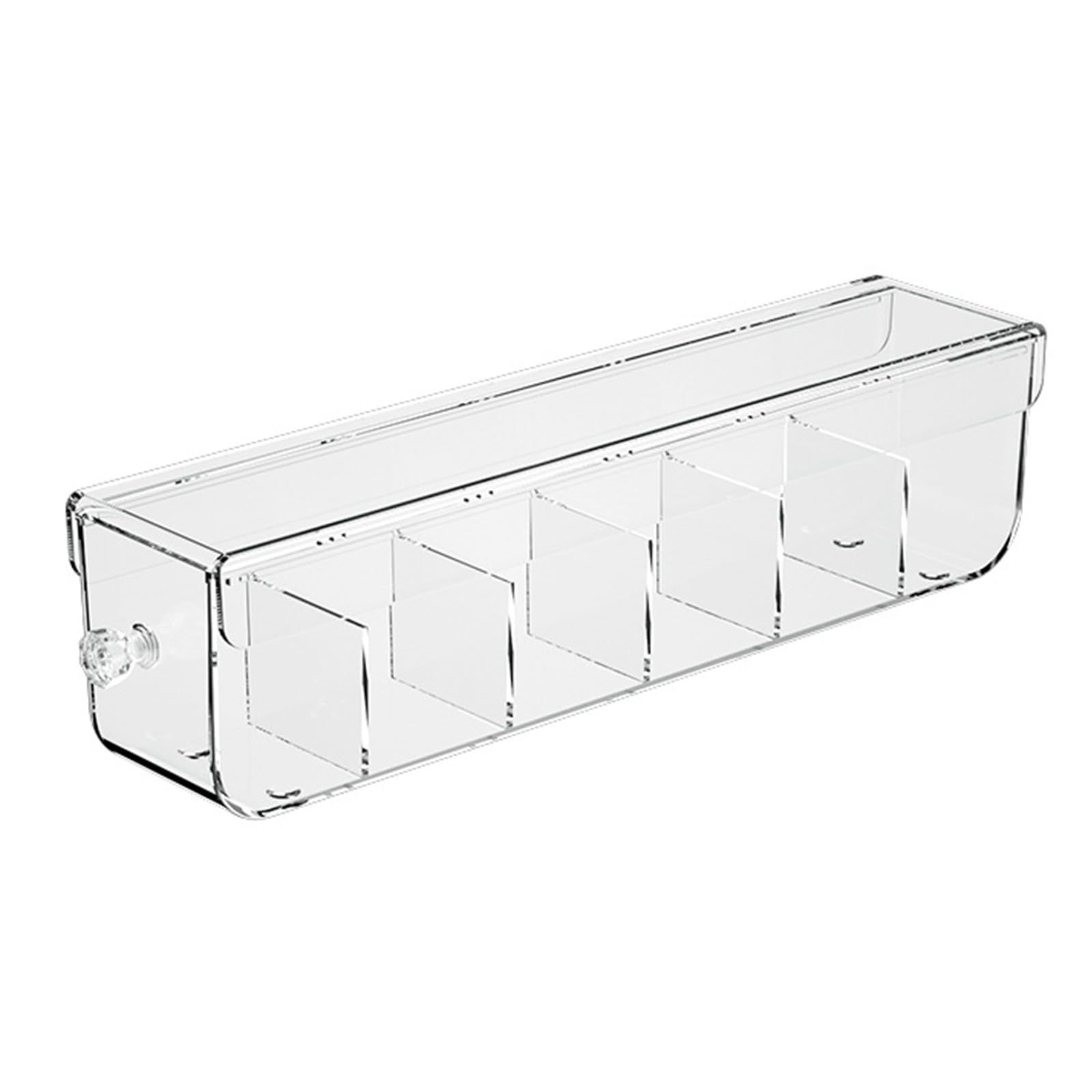 Yhplxyuus Fashionable Space Saving Undergarment Storage Box with Clear Designs and Customizable Compartments Daily Use Items Travel Storage Case
