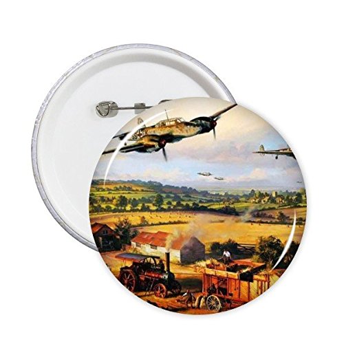Badge avion de combat Seconde Guerre mondiale cadeau idéal pour collectionneur