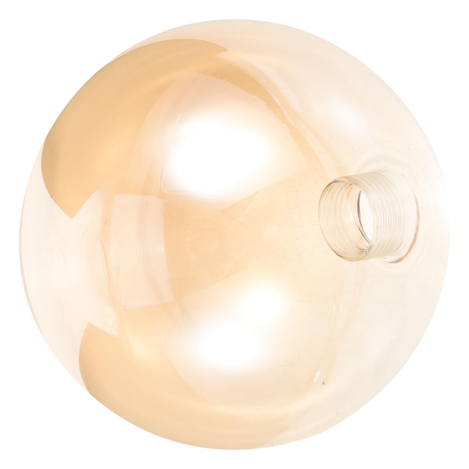 Gadpiparty Amber Glass Globe Lampshade with G9 Lamp Screw Mouth Decorative Lighting Accessory and Replacement Beautiful and Delicate Appearance for Ceiling or Pendant Lights