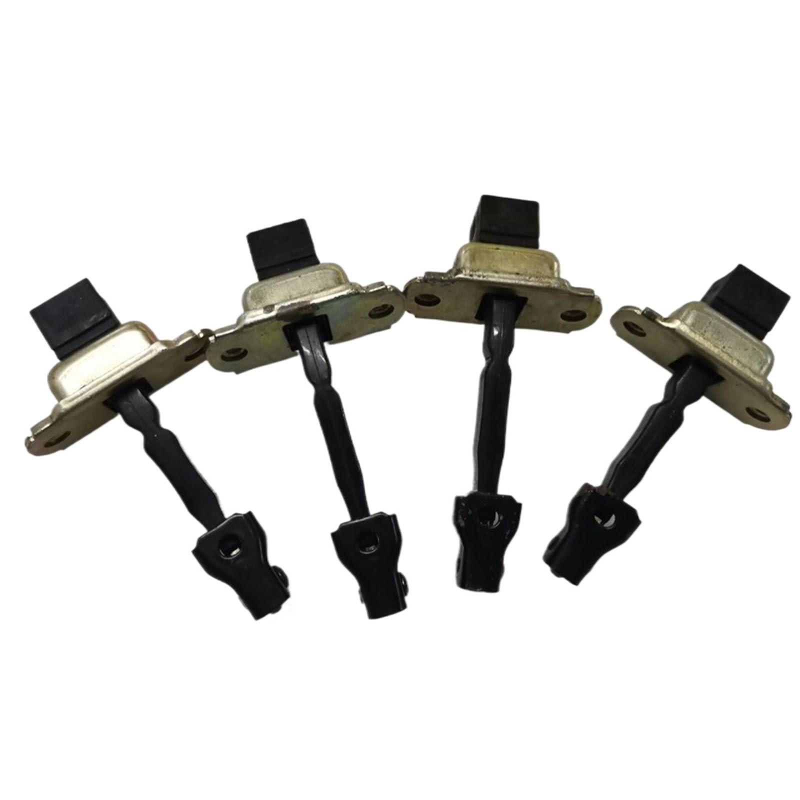 FLFHDUP Fit for Mitsubishi Outlander EX ASX Grandis Lancer EVO10 Door Check Strap Stopper Jam Hinge Door Trunk Limit Stop(A Set 4PCS)