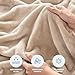 Berkshire Blanket Classic VelvetLoft® Solid Bed Blanket, Twin Size Bed Blanket, Lightweight Soft Fuzzy Plush Blanket for Bed and Couch, Grain, 60x92 Inches