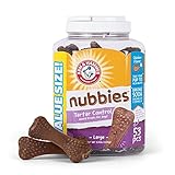 15 Best Dental Chews For Dogs ( Do Dog Dental Chews Work?) Arm & Hammer for Pets Nubbies Dental Treats for Dogs | Dental Chews Fight Bad Breath, Plaque & Tartar Without Brushing | Chicken Flavor Value Bucket, 53 Pcs
