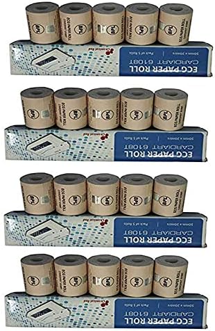 BPL ECG PAPER FOR (6108T ECG PAPER) (50mm X 20mm, pack of 20 Roll)