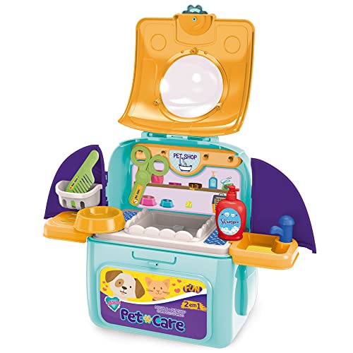 Fun - Adotados Mochila Pet Care Mochilha 2 em 1 com Acessórios