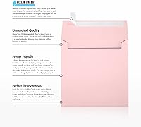 Vista 175 de LUXPaper Sobres de invitación cuadrados Despegar y prensar 8 x 8 pulgadas Natural Texto de 70 libras 50