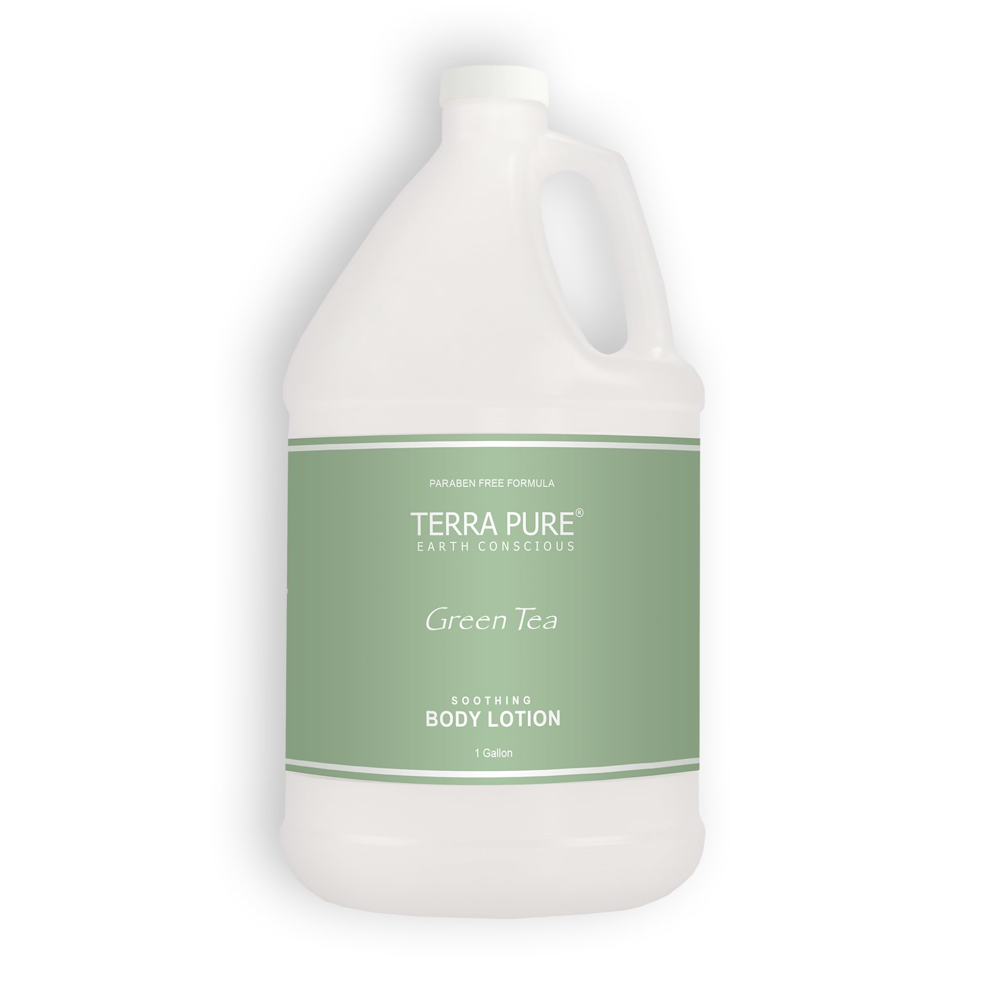 Terra Pure Green Tea Hotel Body Lotion | 1 Gallon | For Hospitality & Vacation Rentals to Refill Dispensers | (Set of 4)