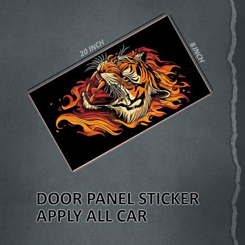 Image of Premium Car Pillar Self-Adhesive Printed Vinyl Sticker, Cool Boy Design, Vehicle Exterior Decor DIY Decal Accessory (I)
