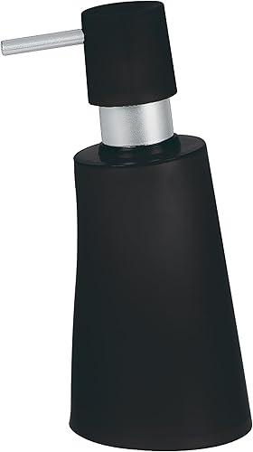 Spirella Move - Dispensador de jabón de polipropileno, color negro